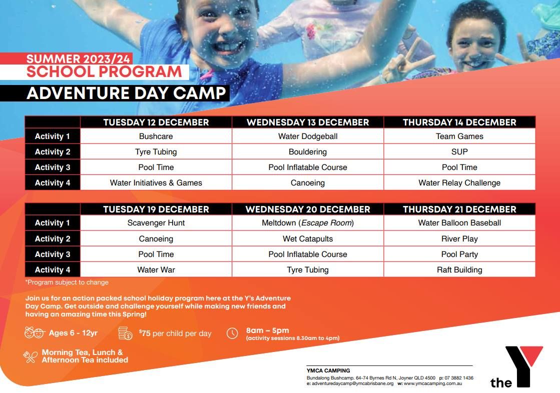 Vacation Care School Holiday Camp Brisbane 